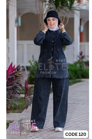 Two-Piece Denim Set C:120