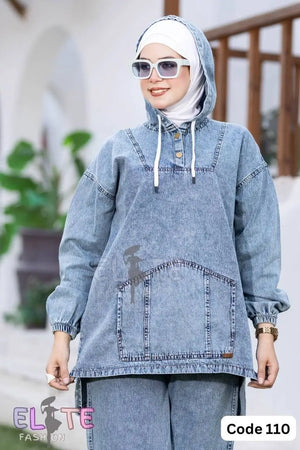 Denim Two-Piece Set C:110 (WS)