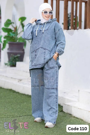Denim Two-Piece Set C:110 (WS)