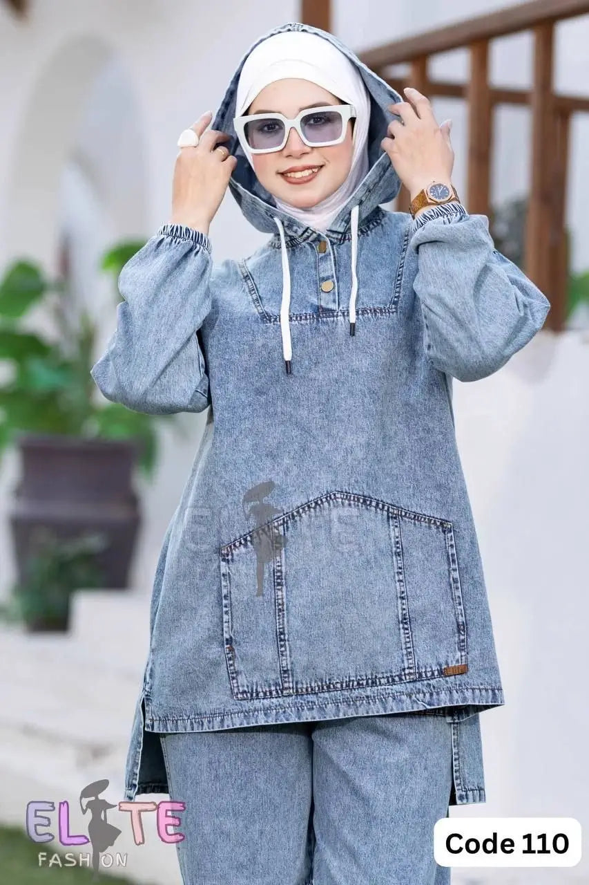 Denim Two-Piece Set C:110 (WS)