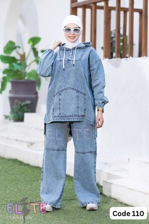 Denim Two-Piece Set C:110 (WS)