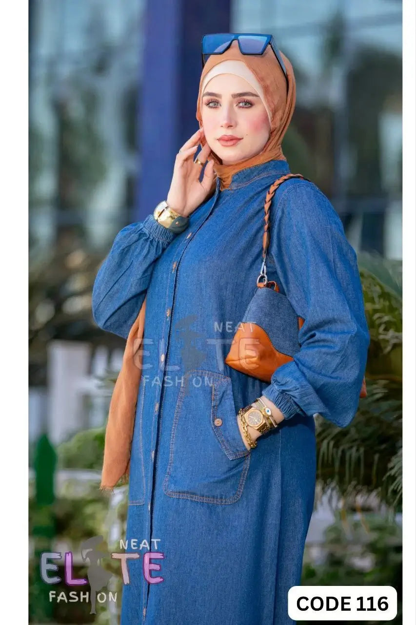 Denim Two-Piece Set C:116