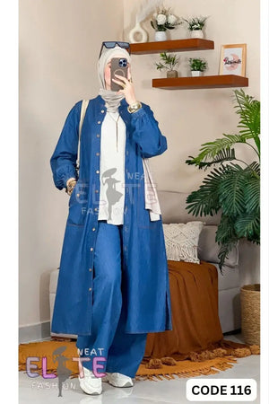 Denim Two-Piece Set C:116 (WS)
