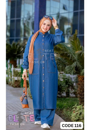 Denim Two-Piece Set C:116 (WS)
