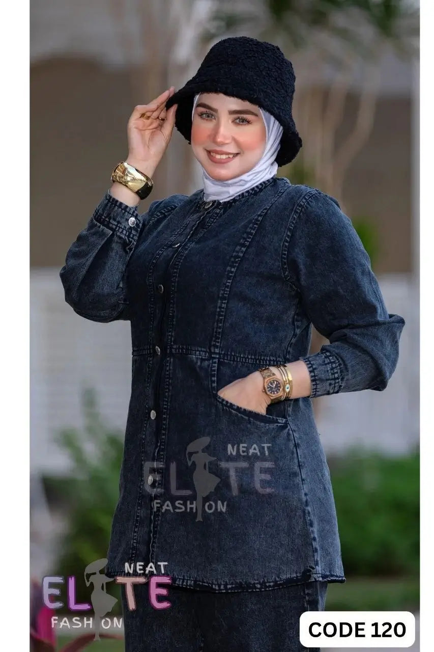 Two-Piece Denim Set C:120 (WS)