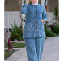 Two-Piece Denim Set C:120