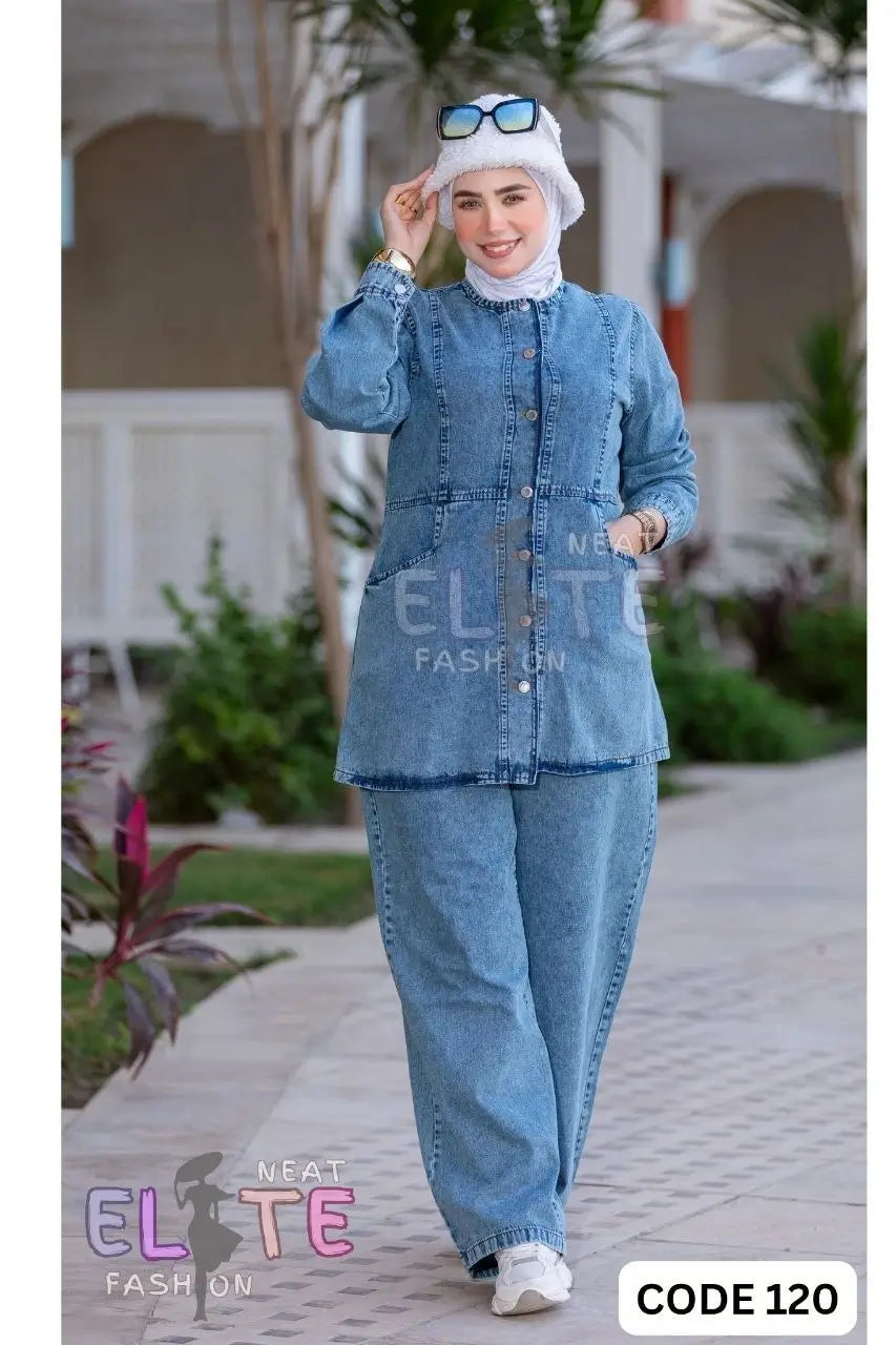 Two-Piece Denim Set C:120 (WS)