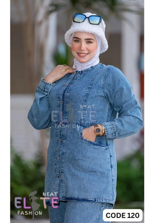 Two-Piece Denim Set C:120 (WS)