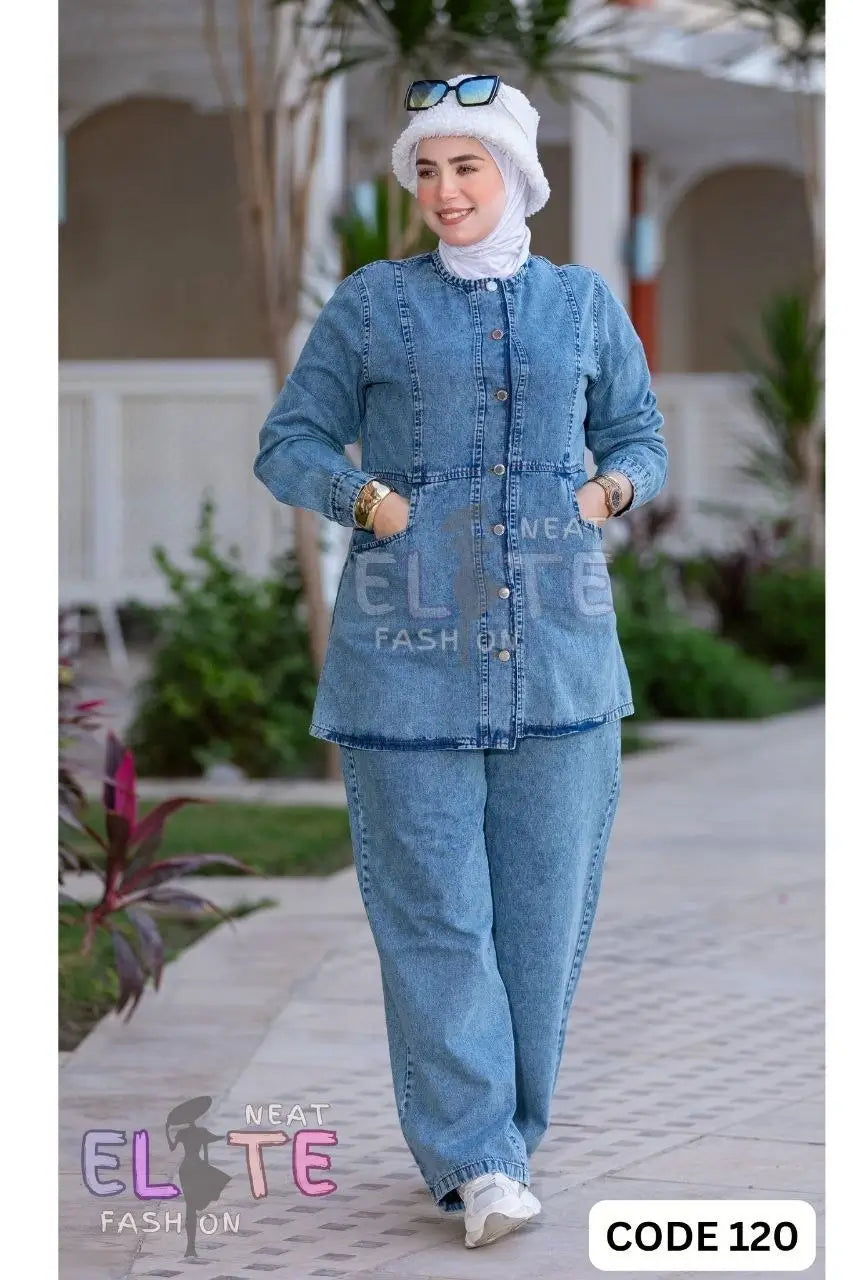 Two-Piece Denim Set C:120 (WS)