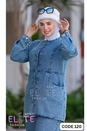 Two-Piece Denim Set C:120 (WS)