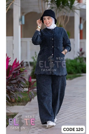 Two-Piece Denim Set C:120 (WS)