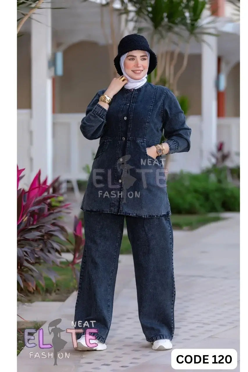 Two-Piece Denim Set C:120 (WS)