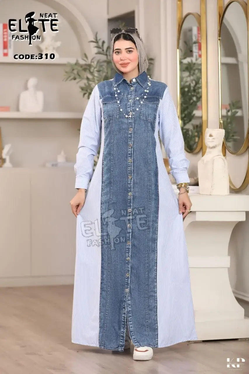 Denim Dress C: 310