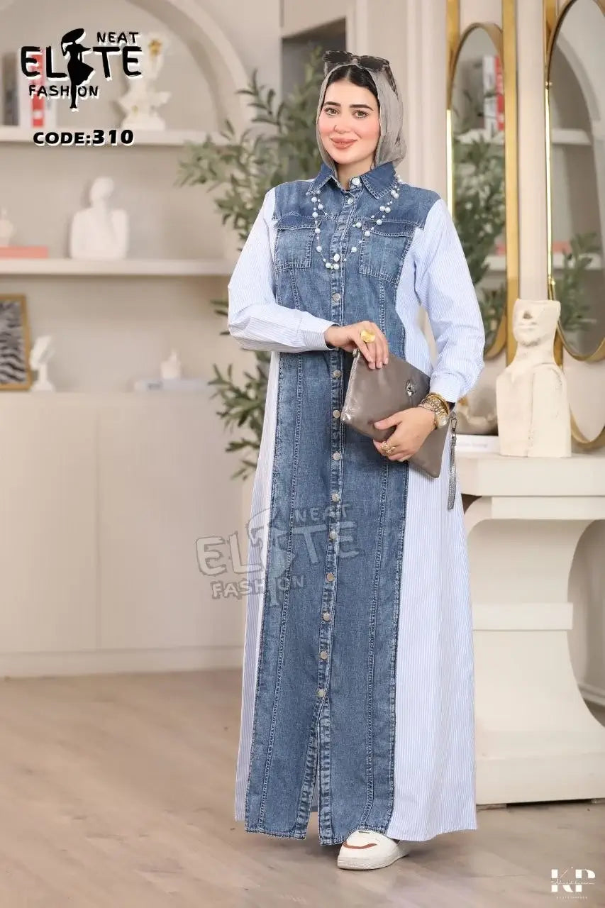 Denim Dress C: 310