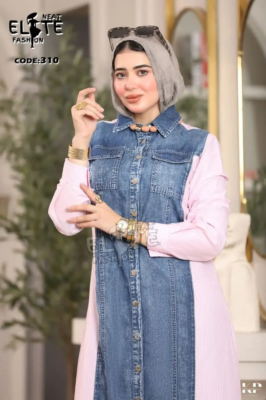 Denim Dress C: 310