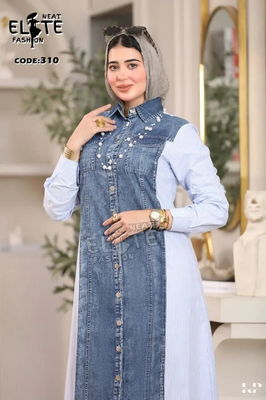 Denim Dress C: 310