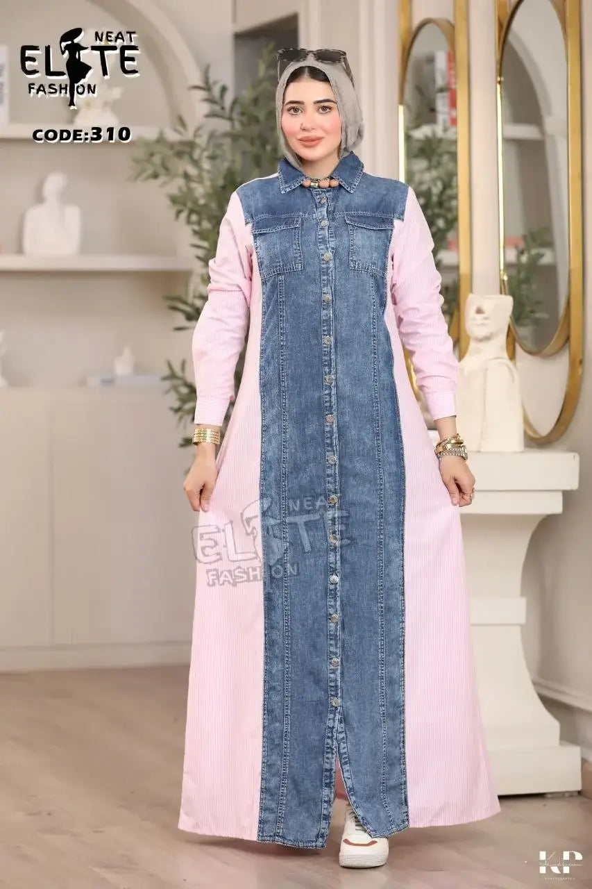 Denim Dress C: 310