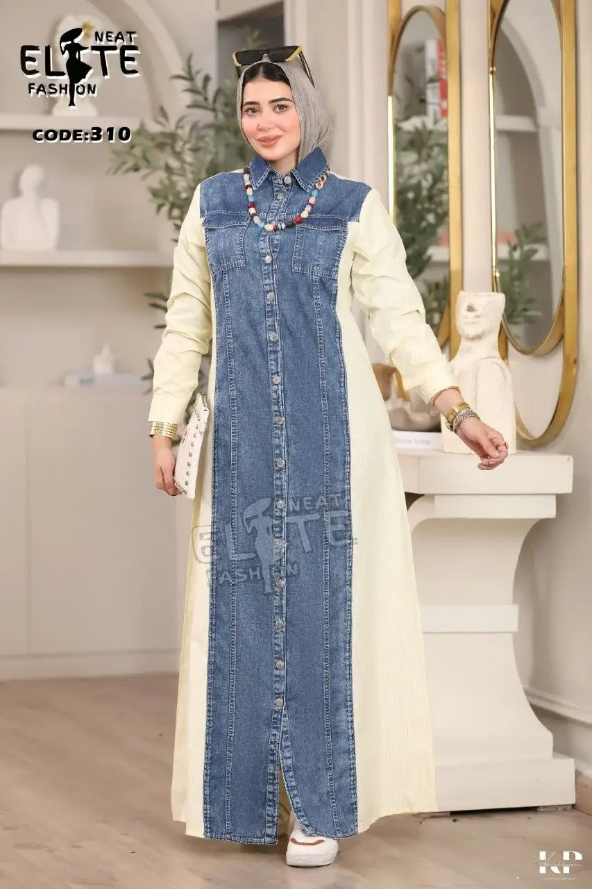 Denim Dress C: 310