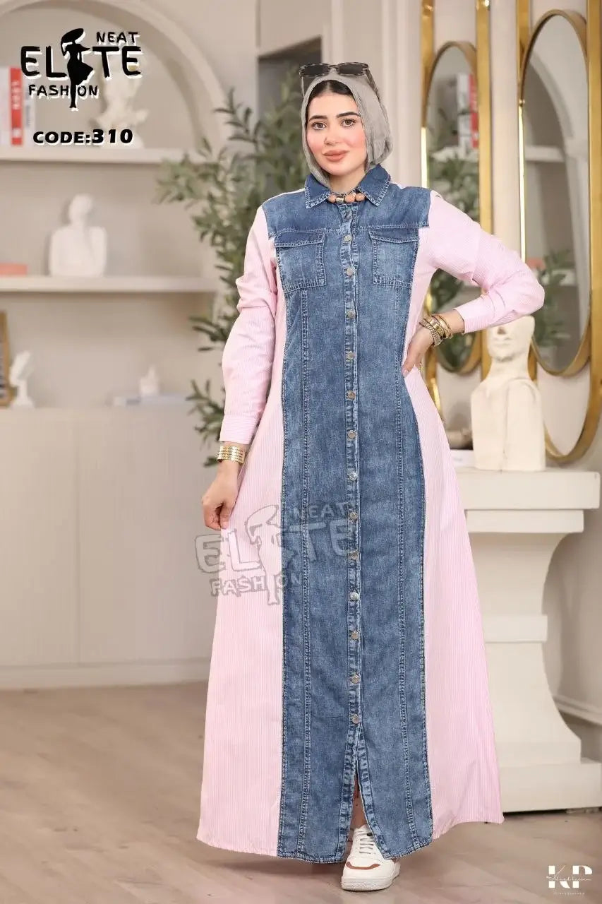 Denim Dress C: 310
