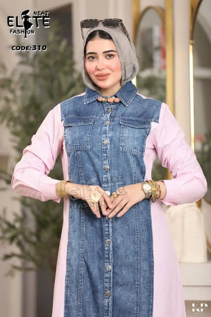 Denim Dress C: 310