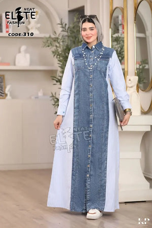 Denim Dress C: 310