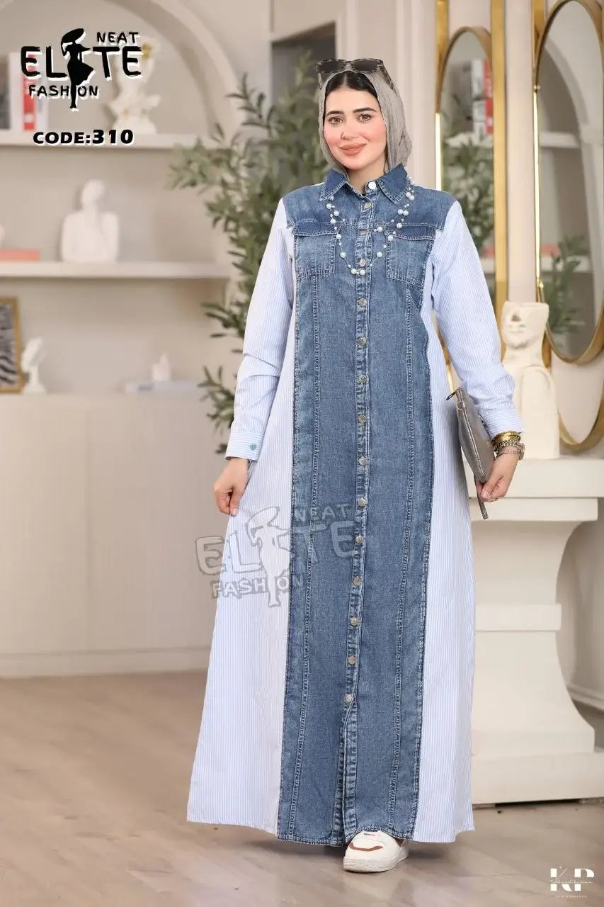 Denim Dress C: 310