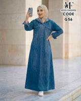 Denim Dress with Magic Pocket C:G56