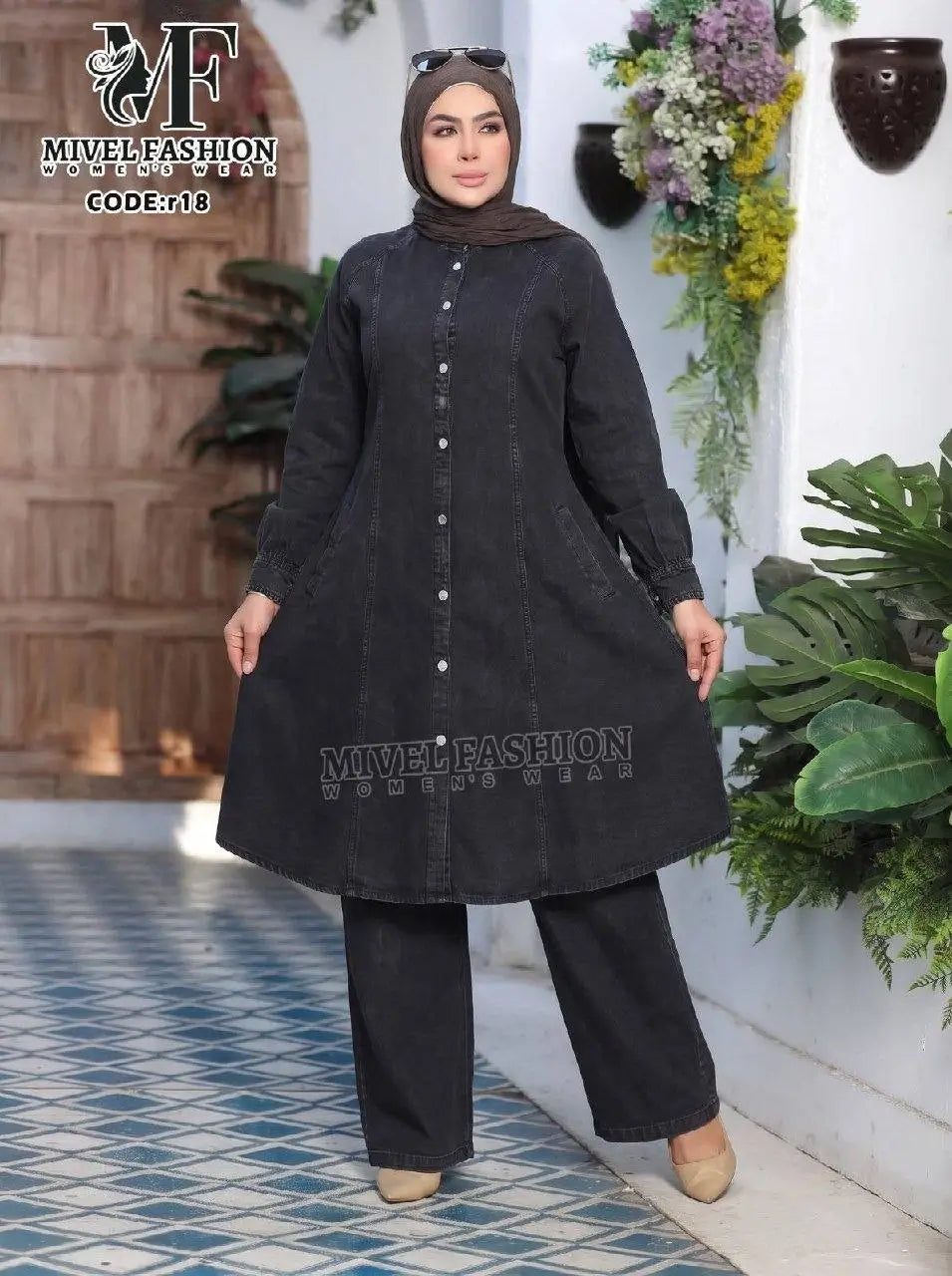Denim Flared Set C:R18 (WS)
