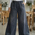 Wide-Leg Denim Jeans C:SD60