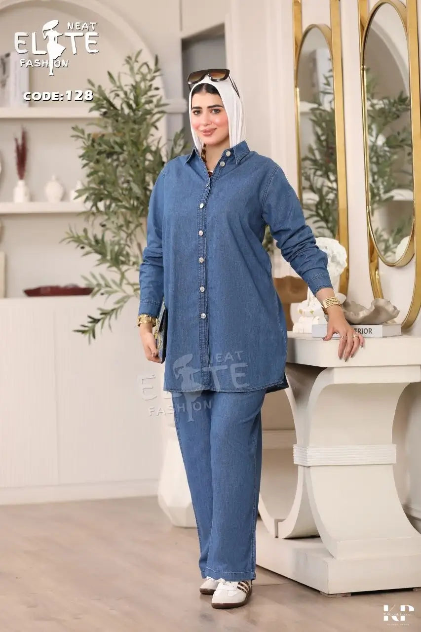 Two-Piece Jeans Set C:128 (WS)